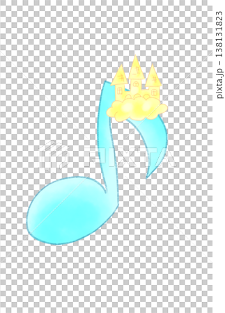 帶有城堡的音符 138131823