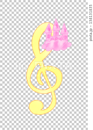 帶有城堡的音符 138131835