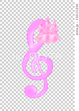 帶有城堡的音符 138131836