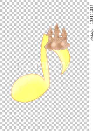 帶有城堡的音符 138131838