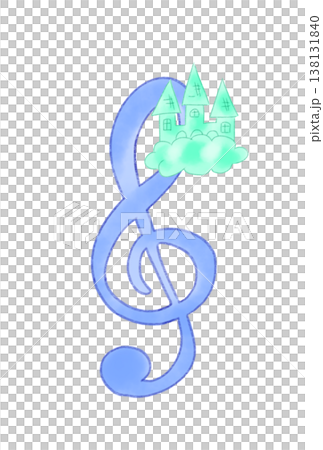 帶有城堡的音符 138131840