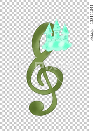 帶有城堡的音符 138131841