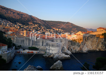 Dubrovnik Old Town Coastal View in Croatia Dubrovnik Old Town Coastal View in Croatia 138133157