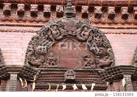 南アジアのネパール世界文化遺産カトマンドゥ盆地、ダルバール広場 南アジアのネパール世界文化遺産カトマンドゥ盆地、ダルバール広場 138133303