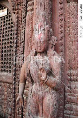 南アジアのネパール世界文化遺産カトマンドゥ盆地、ダルバール広場 138133308