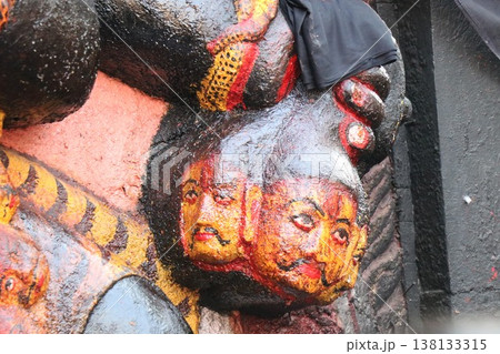 南アジアのネパール世界文化遺産カトマンドゥ盆地、ダルバール広場 138133315