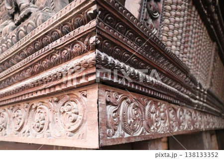 南アジアのネパール世界文化遺産カトマンドゥ盆地、ダルバール広場 南アジアのネパール世界文化遺産カトマンドゥ盆地、ダルバール広場 138133352