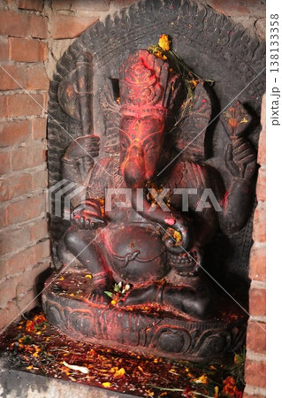 南アジアのネパール世界文化遺産カトマンドゥ盆地、ダルバール広場 南アジアのネパール世界文化遺産カトマンドゥ盆地、ダルバール広場 138133358