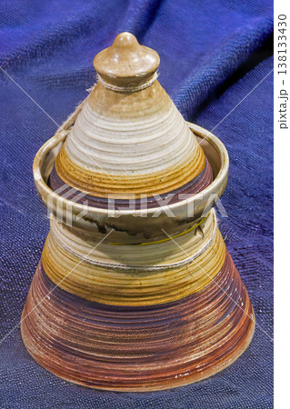 Pottery tagine ceramic bowl 138133430