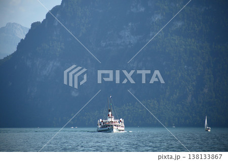 Lake Lucerne Scenic View in Switzerland Lake Lucerne Scenic View in Switzerland 138133867