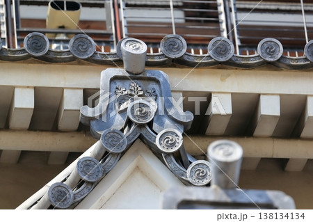 広島城　天守閣　屋根瓦 138134134