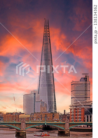 Shard London apocalyptic image 138134362