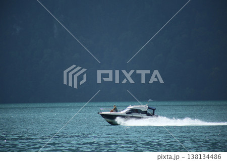 Swiss Alps Landscape with Mountains and Lake Swiss Alps Landscape with Mountains and Lake 138134486