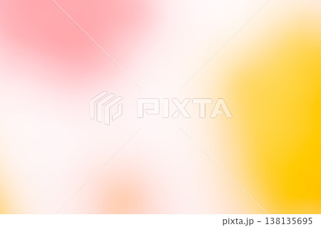 ピンク主体のソフトなグラデーション背景素材 138135695