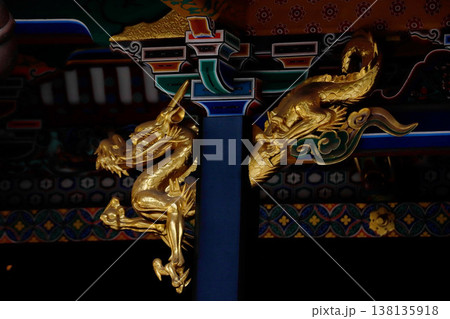 仙台・国宝大崎八幡宮の龍 仙台・国宝大崎八幡宮の龍 138135918