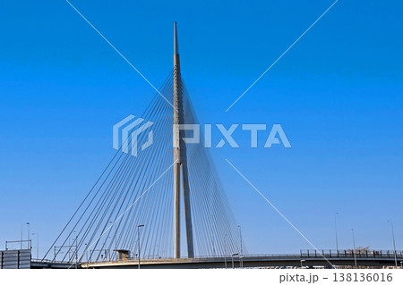 Ada bridge in Belgrade 138136016
