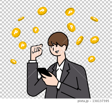 Young men addicted to online casinos on their smartphones Young men addicted to online casinos on their smartphones 138137395