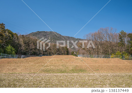 滋賀県湖西地方の棚田風景　滋賀県大津市北小松 138137449