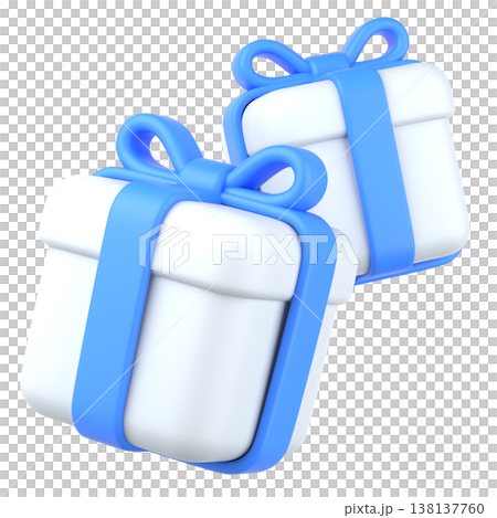 3D gift box icon 3D gift box icon 138137760