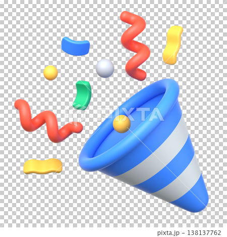 3D派對爆竹圖標 3D派對爆竹圖標 138137762