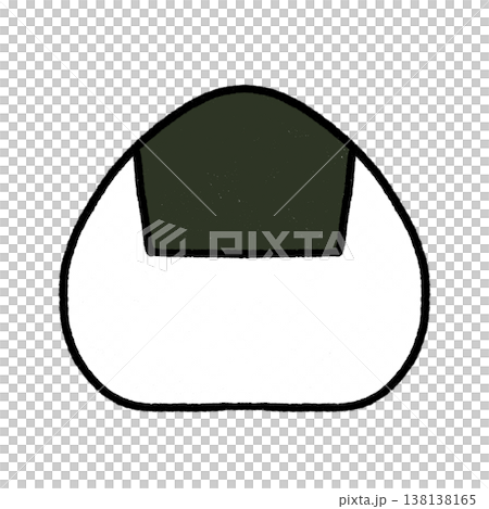 Heartwarming rice ball | Covered in seaweed (no face) Heartwarming rice ball | Covered in seaweed (no face) 138138165