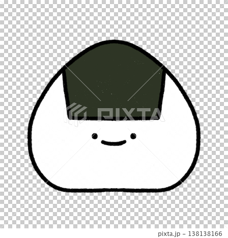 Heartwarming rice ball | Covered in seaweed Heartwarming rice ball | Covered in seaweed 138138166