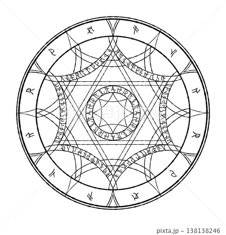 魔法陣(黒) 魔法陣(黒) 138138246