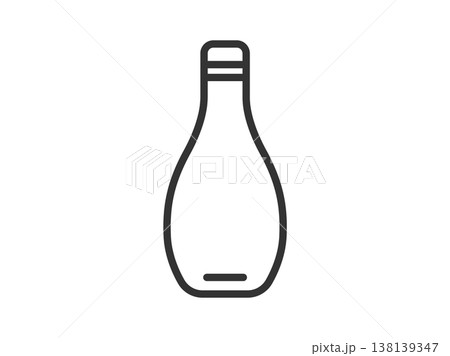 マヨネーズのアイコン(線画)のイラスト マヨネーズのアイコン(線画)のイラスト 138139347