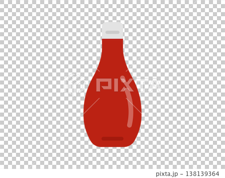 ケチャップのアイコンのイラスト 138139364