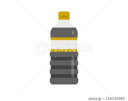 醤油ボトルのアイコンのイラスト 138139365