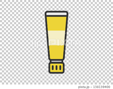 Illustration of a ginger tube icon (line drawing in color) Illustration of a ginger tube icon (line drawing in color) 138139400