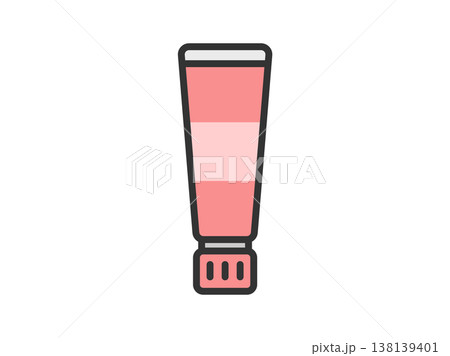にんにくチューブのアイコン(線画カラー)のイラスト にんにくチューブのアイコン(線画カラー)のイラスト 138139401