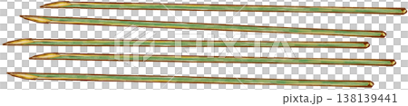 5 bamboo skewers 5 bamboo skewers 138139441