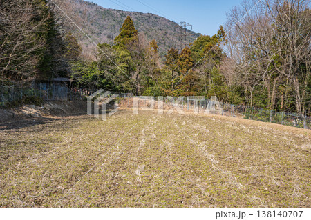 湖西地方の棚田風景　滋賀県大津市北小松 138140707