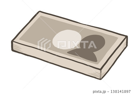 札束・大金 お金のシンプルな手描きイラスト素材 札束・大金 お金のシンプルな手描きイラスト素材 138141897