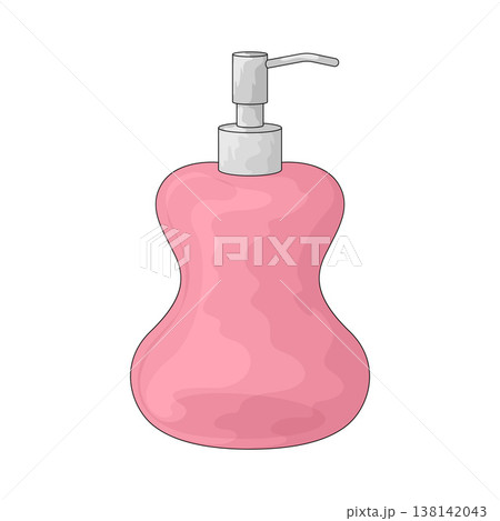 Illustration of Soap Dispenser Illustration of Soap Dispenser 138142043