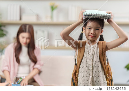 Young student excited for the school year 138142486