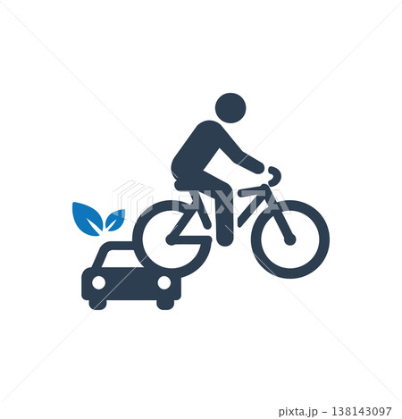 Low Carbon Transport Icon 138143097
