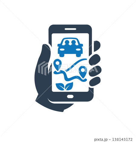 Sustainable Shared Mobility Iconのイラスト素材 [138143172] - PIXTA