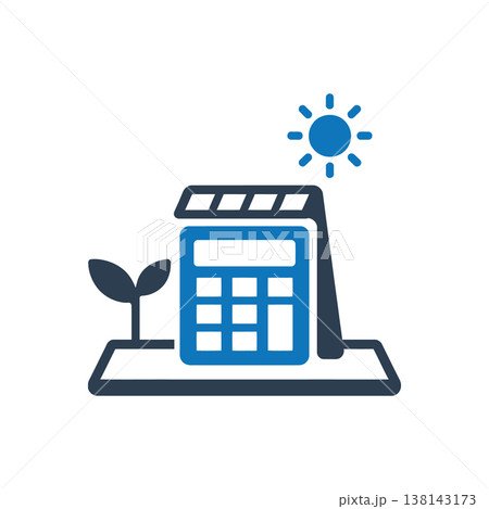Solar Energy Savings Icon 138143173