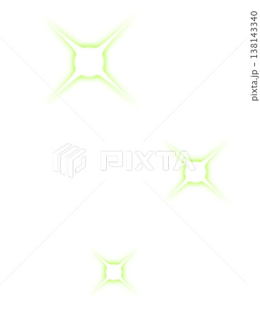 黄緑色の強い光のエフェクト 138143340