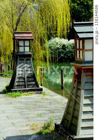 京都伏見・三十石舟乗り場の風景 138144086