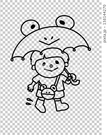 六月:以青蛙為主題的時尚雨天裝扮——雨傘、雨靴和包包。 六月:以青蛙為主題的時尚雨天裝扮——雨傘、雨靴和包包。 138144270