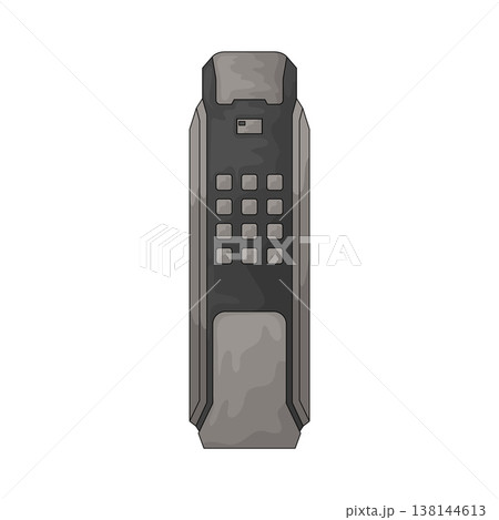 Illustration of smart door lock Illustration of smart door lock 138144613