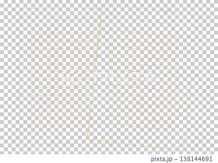 A set of simple stationery and paper with handwritten-style lines. A set of simple stationery and paper with handwritten-style lines. 138144691
