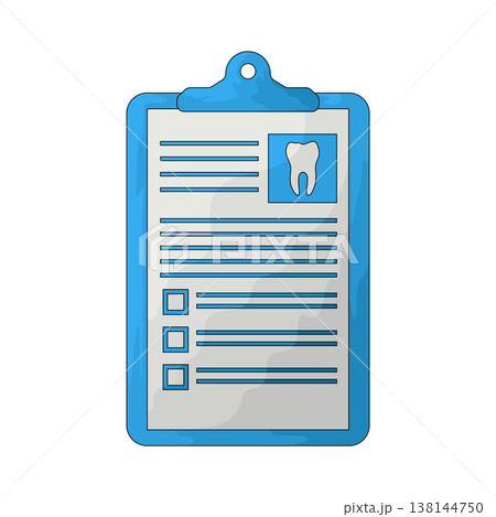 Illustration of dental record 138144750