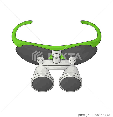 Illustration of Dental Loupes Illustration of Dental Loupes 138144758