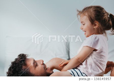 Father and daughter spending quality time Father and daughter spending quality time 138145957