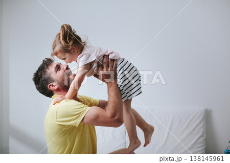 Father and daughter spending quality time 138145961