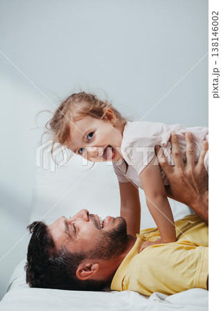 Father and daughter spending quality time 138146002